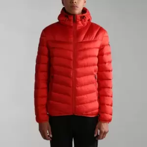 Napapijri Aerons 3 Quilted Shell Red Puffer Jacket