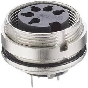 DIN connector Socket vertical vertical Number of pins 6 Silver Lumberg 0307 06