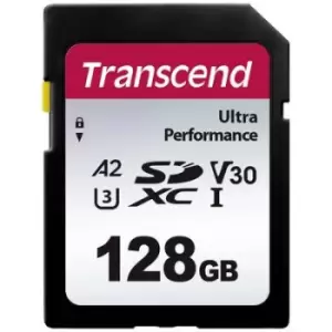 Transcend TS64GSDC340S SDXC card 128GB A1 Application Performance Class, A2 Application Performance Class, v30 Video Speed Class, UHS-Class 3 shockpro