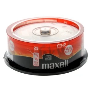 Maxell CDR Audio 25 Pack Spindle
