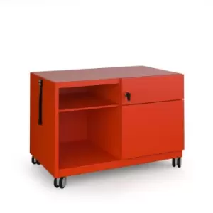 Bisley Bisley steel caddy right hand storage unit 800mm - red