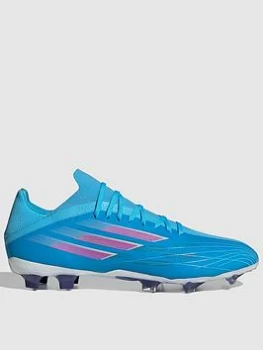 adidas X Speedflow.2 Firm Ground Football Boots - Blue Size 9.5, Men