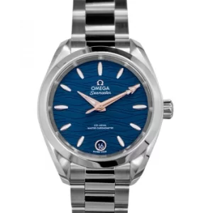 Seamaster Aqua Terra 150M Co-Axial Master Chronometer 34mm Automatic Blue Dial Stainless Steel Ladies Watch