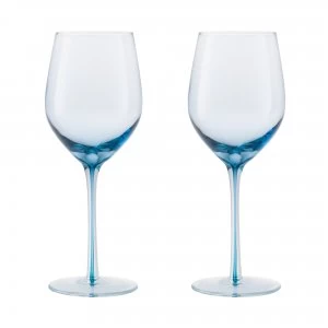 Denby Colours Red Wine Glasses (Blue) Set of 2