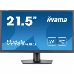 iiyama ProLite X2283HSU-B1 computer monitor 54.6cm (21.5") 1920 x 1080 pixels Full HD LCD Black