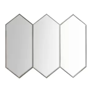 100 x 83cm Hexagon Trio Mirror