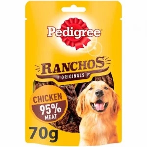 Pedigree Ranchos with Chicken Dog Treats 70g