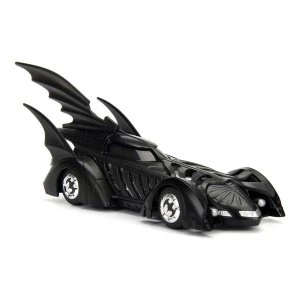 DC Comics - Batman 1995 Forever Movie Batmobile Metals Die-cast Toy Car (Black)
