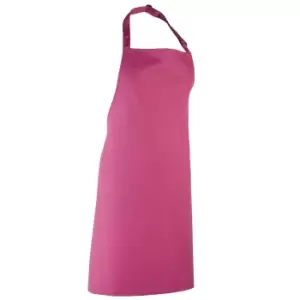 Premier Colours Bib Apron / Workwear (Pack of 2) (One Size) (Fuchsia)