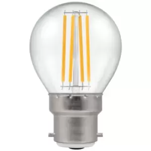 Crompton Lamps LED Golfball 6.5W B22 Filament Warm White Clear (60W Eqv)