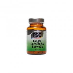 Fsc Ginger Curcumin & Boswellia 60 Capsules