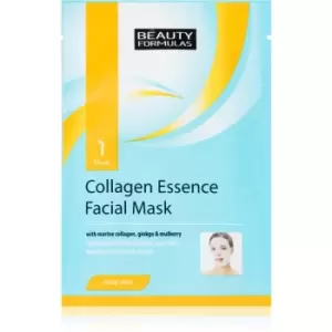 Beauty Formulas Clear Skin Collagen Essence collagen mask with revitalising effect 1 pc
