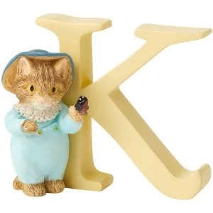 Letter K Tom Kitten Figurine