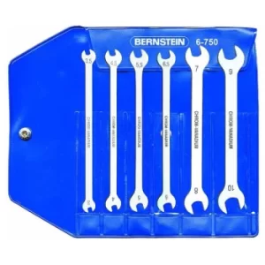 Bernstein 6-750 Special Double Open-Ended Wrench Set In Plastic Ca...