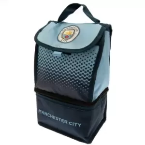Manchester City FC Lunch Bag (One Size) (Black/Sky Blue)