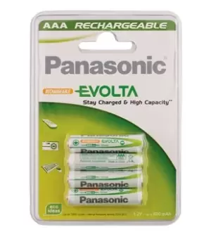 Panasonic Evolta Rechargeable AAA Battery 12 x 4 Cards Connect 30650