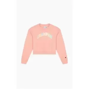 Champion Crop Collegiate Sweatshirt - Pink