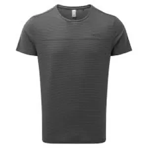 Tog 24 Gunmetal Ballam Performance Stripe T-Shirt - M - grey
