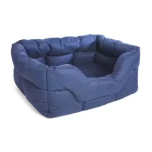 P&L Heavy Duty Dog Bed Large Blue - wilko