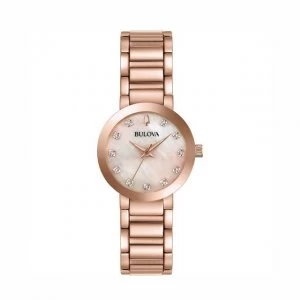 Bulova Pink and Two Tone 'Modern' Watch - 97P132