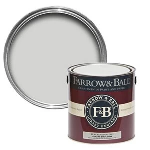 Farrow & Ball Estate Blackened No. 2011 Matt Emulsion Paint 2.5L