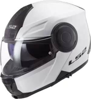 LS2 FF902 Scope Solid Helmet, white Size M white, Size M