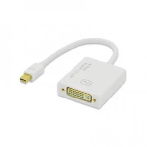 Ednet 84518 video cable adapter 0.2 m Mini DisplayPort DVI White