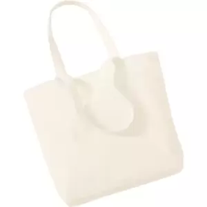 Westford Mill Organic Cotton Shopper Bag - 16 Litres (Pack of 2) (One Size) (Natural) - Natural