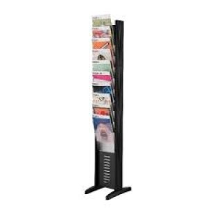 Black A4 10 Compartment Display with stand base (Slim design) 278.01