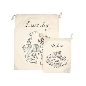 Sass & Belle Travel Laundry (Set of 2) Bags