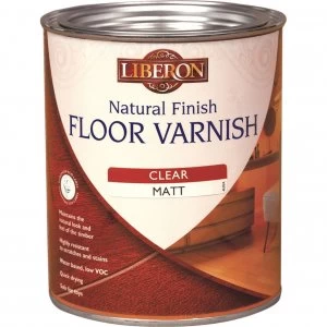 Liberon Natural Finish Floor Varnish 2.5l Clear Satin