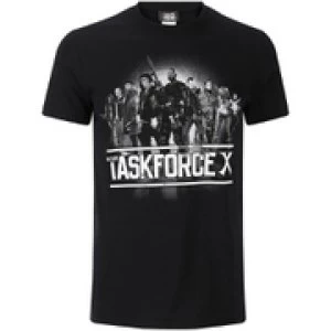 DC Comics Mens Suicide Squad Taskforce X T-Shirt - Black - XL