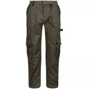 Mens Pro Utility Work Trousers (36R) (Khaki) - Regatta