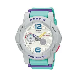 Casio Baby-G Standard Analog-Digital Watch BGA-180-3B - White Teal