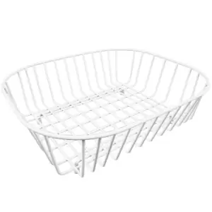 Delfinware Oval Sink Basket in White