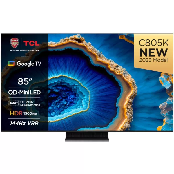 TCL 85" 85C805K Smart 4K Ultra HD QD-Mini LED TV