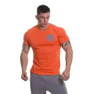Golds Gym T Shirt Mens - Orange