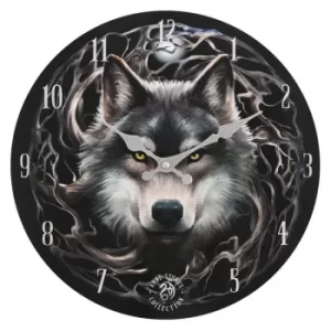Anne Stokes Night Forest MDF Clock