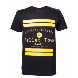 Pokemon Pallet Town Kanto Mens Medium T-Shirt