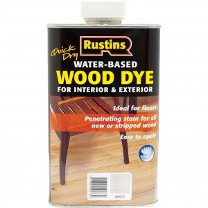 Rustins Quick Dry Wood Dye White 1l