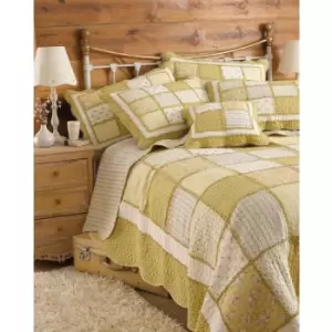 Honeybee Bedspread (265x265cm) (Yellow) - Yellow - Riva Home
