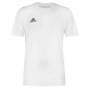 adidas adidas Mens Primegreen Football Core 18 Jersey - White/Black