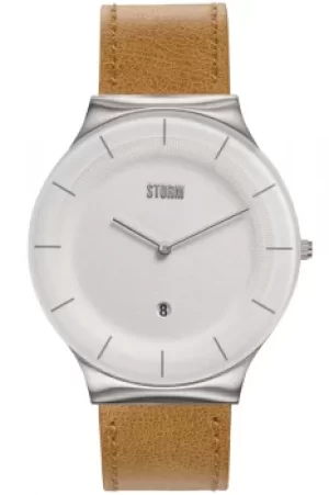 Gents STORM Xenu Leather White Honey watch 47476/W/HY