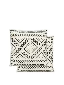 Streetwize Accessories Pair Of Aztec Tribal Scatter Cushions