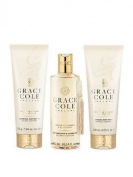 Grace Cole Grace Cole Signature Nectarine Blossom & Grapefruit Bath & Shower Set, One Colour, Women
