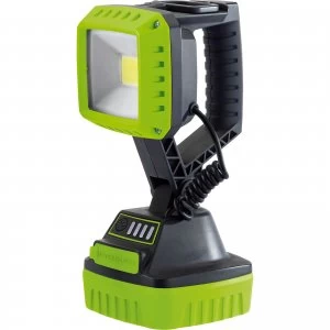Draper LED Rechargeable Worklight 10W Green