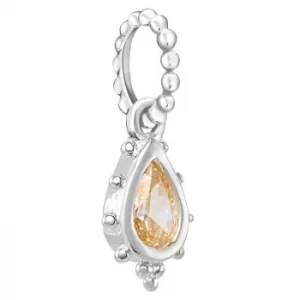 Chamilia Petit Pear with Champagne cubic zirconia