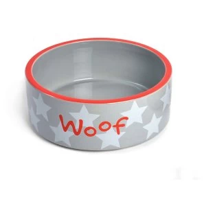 Petface Large Woof Dog Bowl