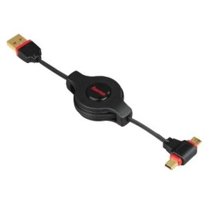 Hama 0.75m Mini / Micro USB 2.0 Cable