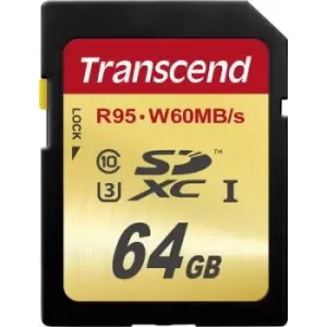 Transcend Ultimate SDXC card 64GB Class 10, UHS-I, UHS-Class 3